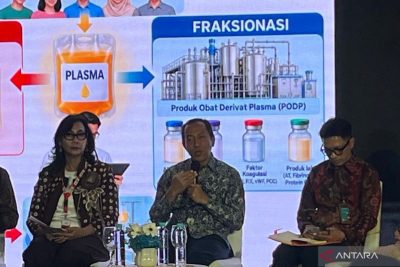 Produk derivat plasma bantu terapi pasien hipoalbumin hingga autoimun