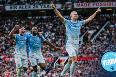 Sepuluh pemain Manchester City bungkam Manchester United 1-0