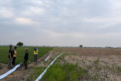 Kementerian PU operasikan tiga pompa atasi kekeringan sawah di Bekasi