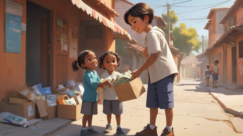 hanya orang kaya yang bisa berdonasi