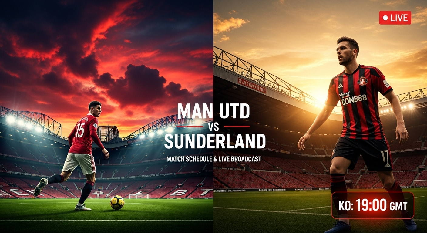 Man Utd vs Sunderland: Jadwal Pertandingan & Siaran Langsung