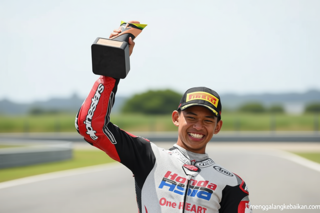Momen Bersejarah: Veda Ega posisi ketiga klasemen usai capai podium GP Brasil
