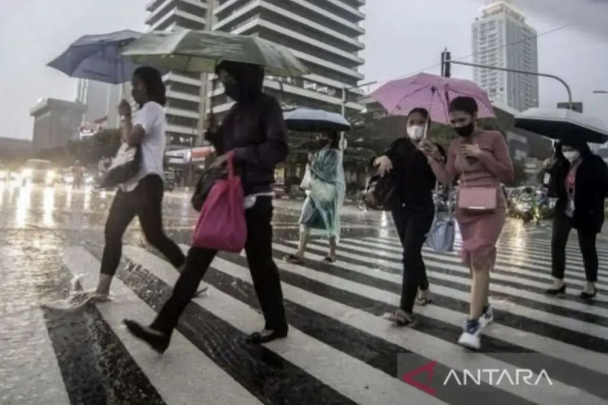 BMKG: Jakarta diprakirakan hujan ringan hingga Jumat sore