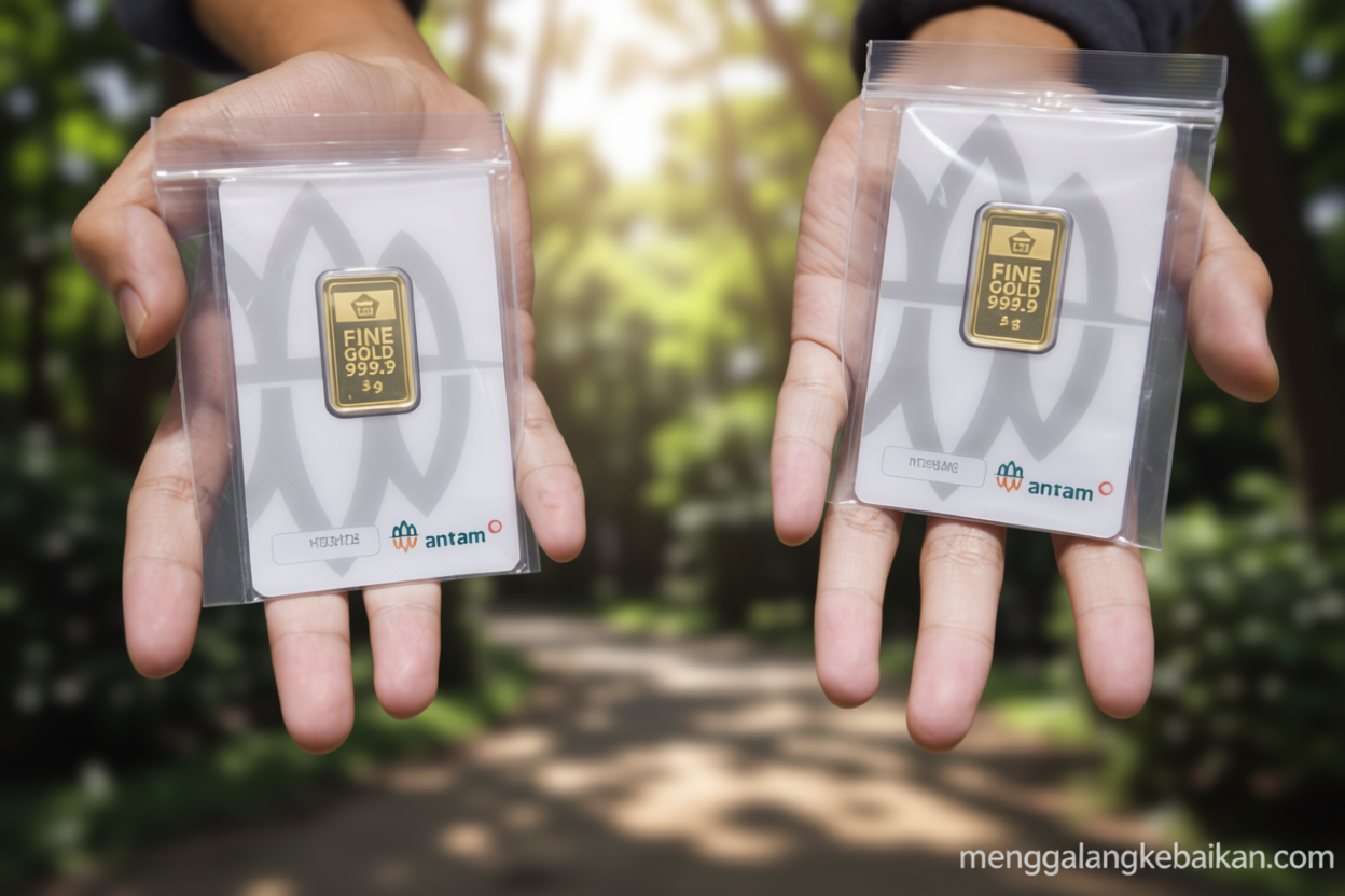 Simak harga tiga jenama emas di Pegadaian yang fluktuatif pagi ini