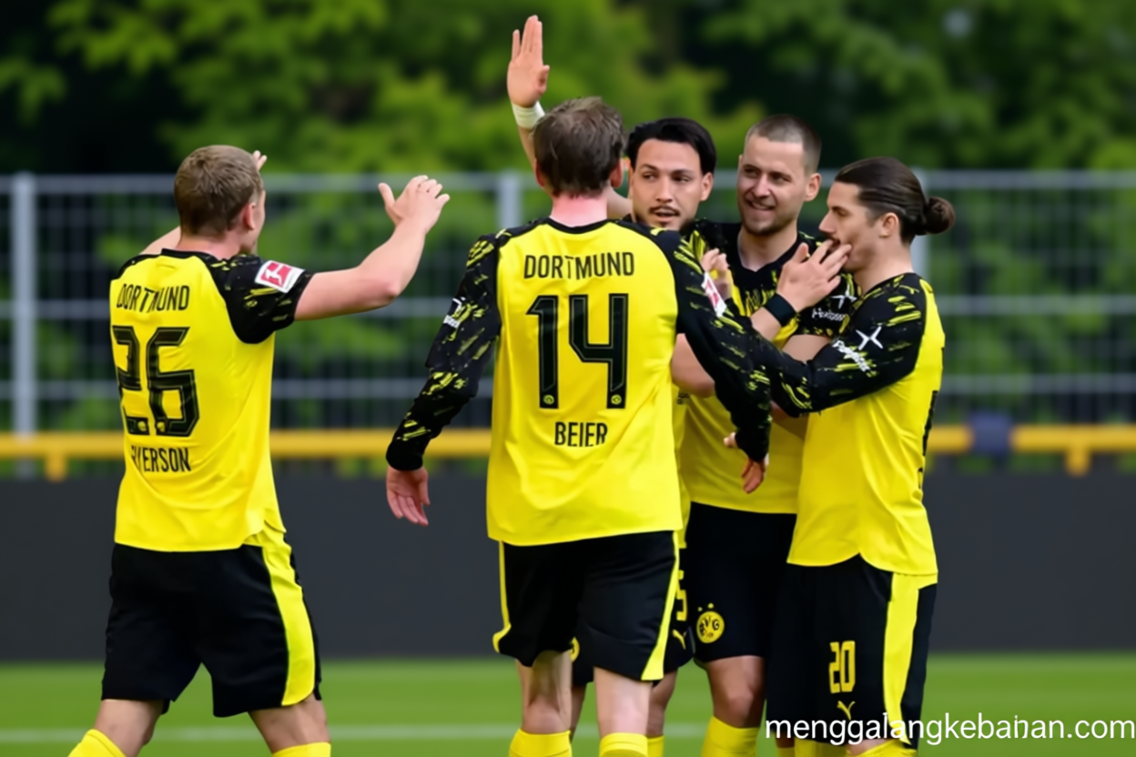 Dortmund mantap di peringkat dua setelah cukur Freiburg 4-0