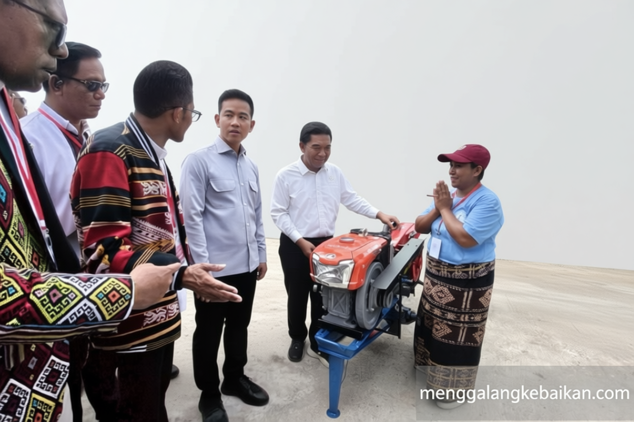 Menghadapi Tantangan: Di Kupang, Wapres Gibran puji hasil tani untuk suplai MBG