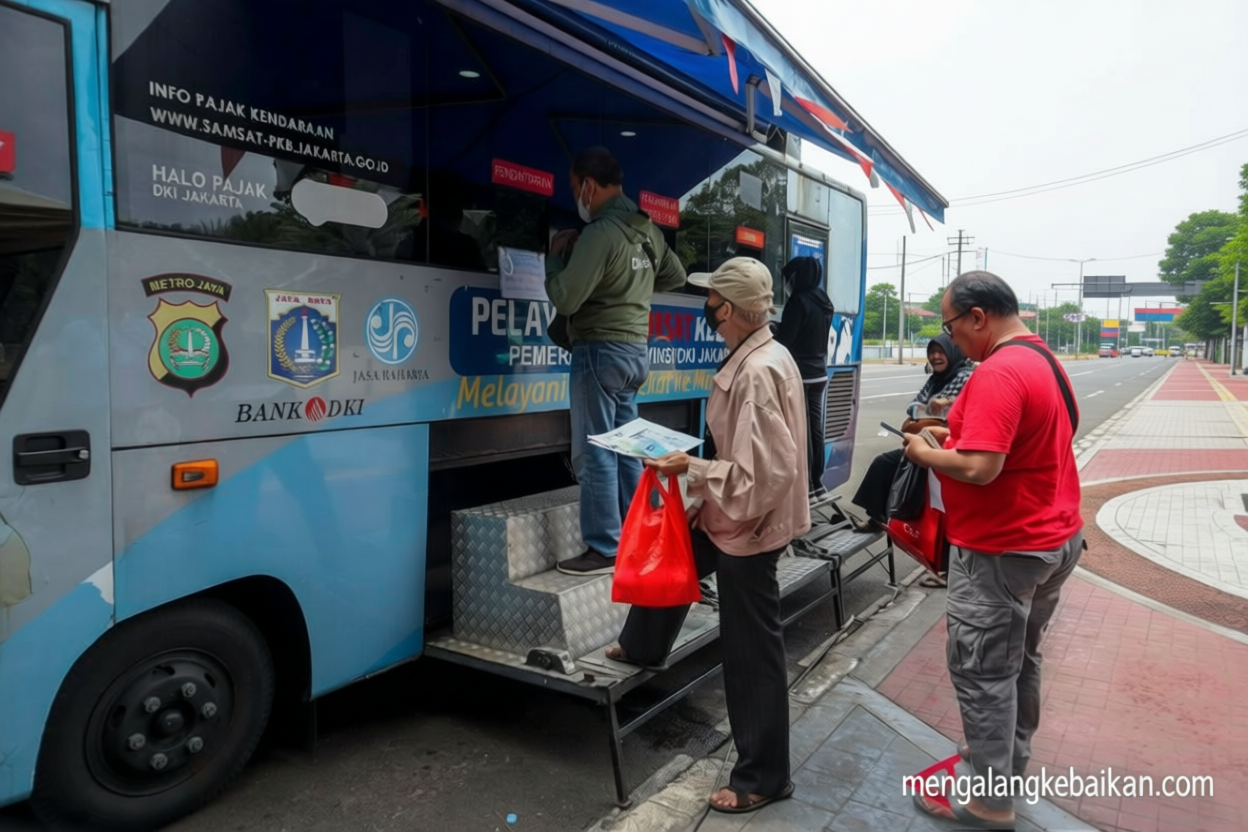 Agenda Kunjungan: Senin, layanan Samsat Keliling tersedia di 14 wilayah Jadetabek