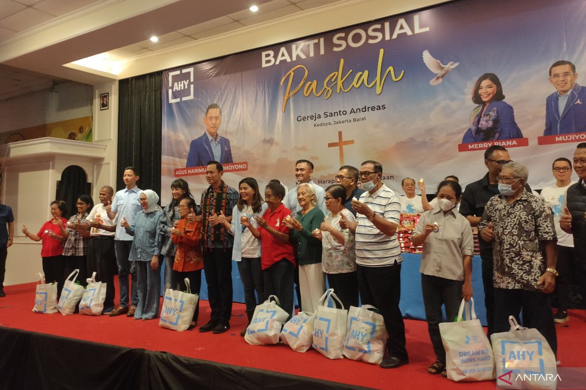 Agenda Kunjungan: Menko AHY gelar baksos Paskah di Gereja Santo Andreas Kedoya Jakbar