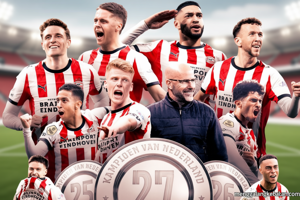 Momen Bersejarah: PSV tidak alami fase menegangkan untuk pertahankan gelar liga