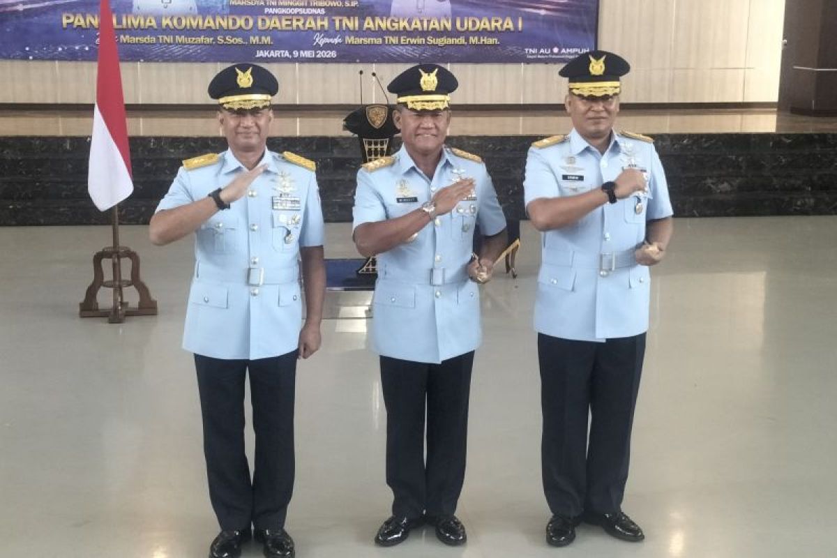 Key Strategy: Marsma TNI Erwin Sugiandi resmi menjabat sebagai Pangkodau I