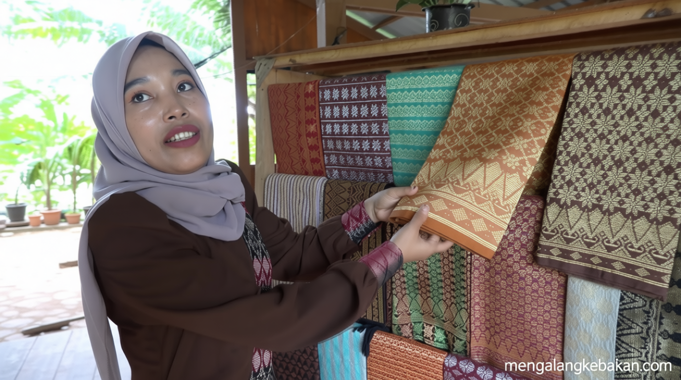 Tenun Songket Aceh warisan budaya yang dilirik pasar nasional