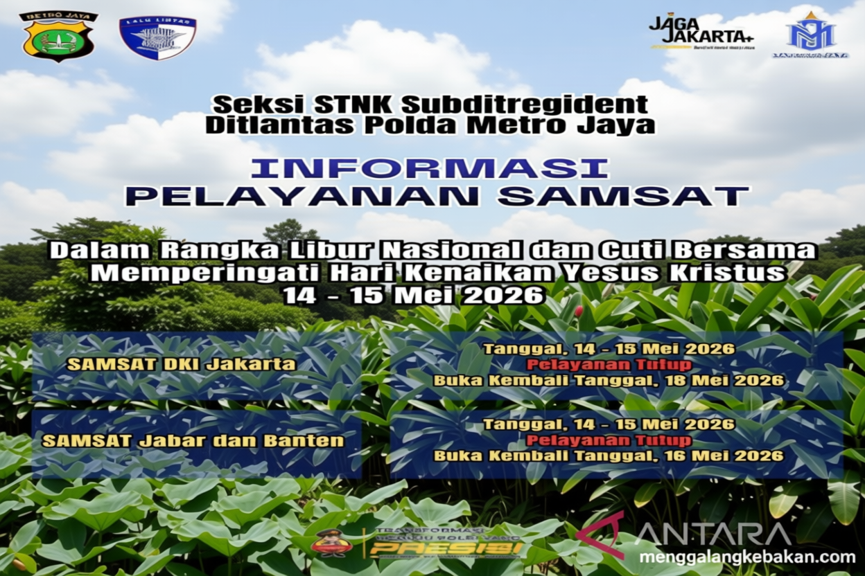 Libur nasional – layanan Samsat Polda Metro Jaya diliburkan