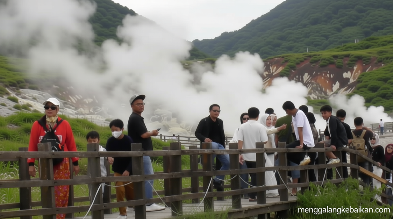 Melihat keunikan Kawah Sikidang yang menyimpan kisah legenda