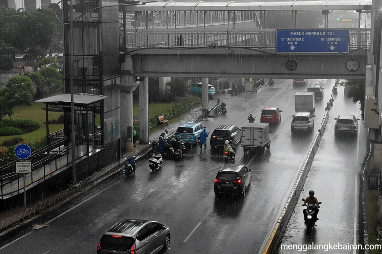 BMKG prakirakan seluruh wilayah Jakarta diguyur hujan Sabtu sore
