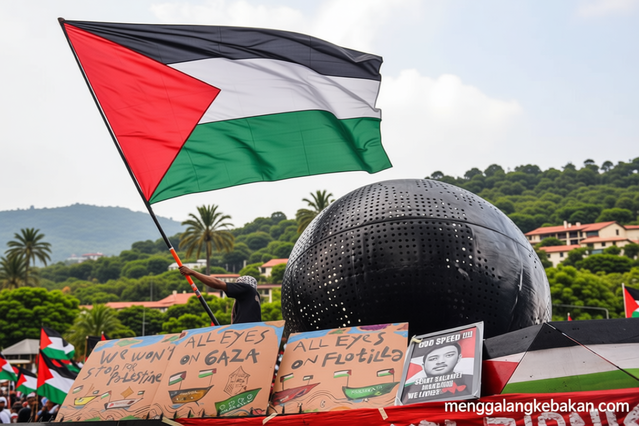AS sanksi 4 aktivis flotilla Gaza terkait dugaan dukungan Hamas