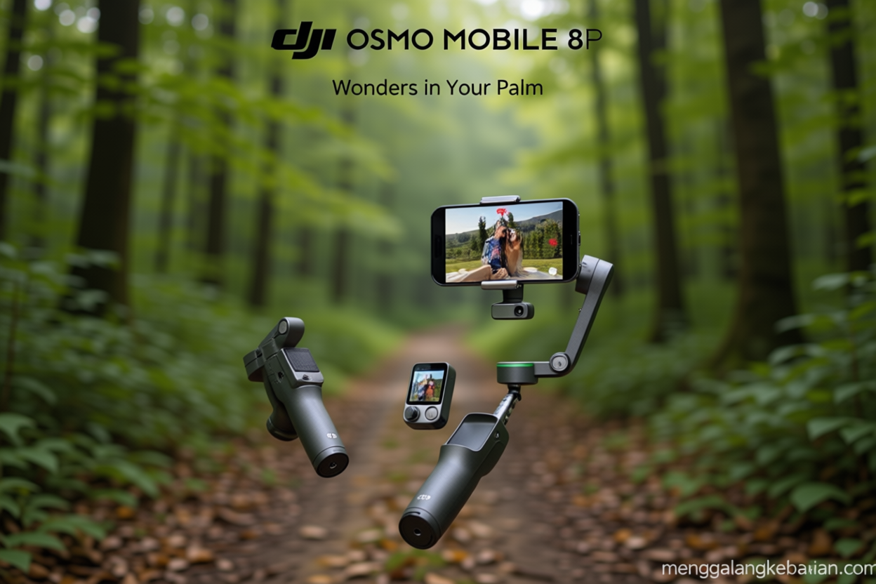Visit Agenda: DJI perkenalkan Osmo Mobile 8P, gimbal smartphone untuk vlogger solo