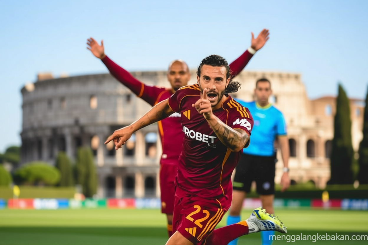 Persaingan tiket Liga Champions memanas setelah Roma cukur Fiorentina