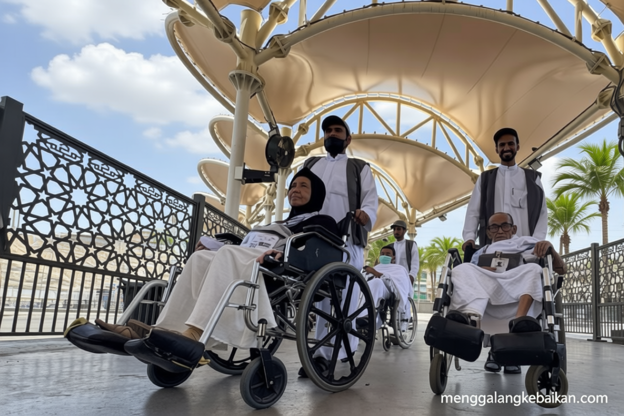Kementerian Haji imbau jamaah gunakan jasa kursi roda resmi di Masjidil Haram