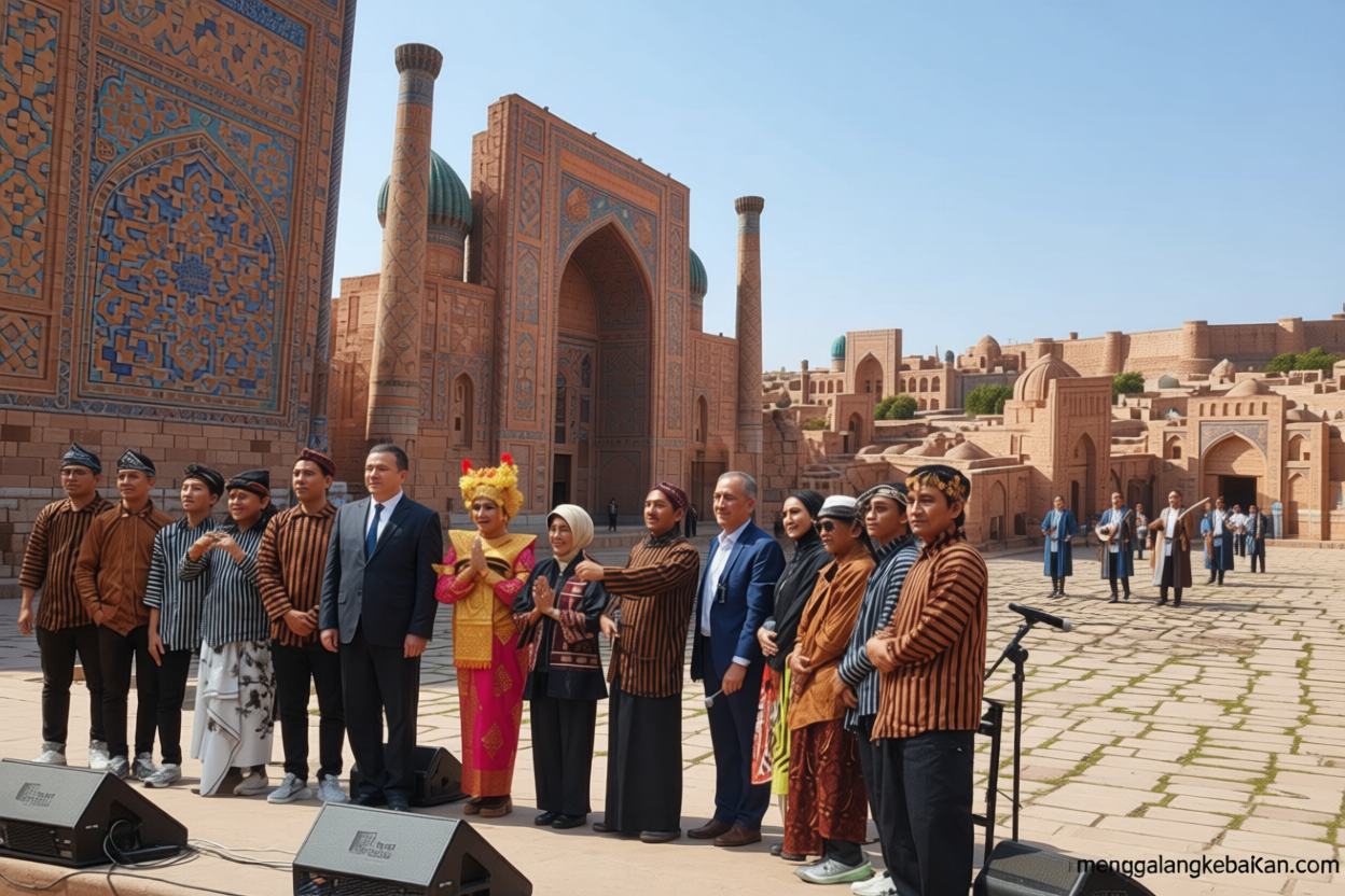 Historic Moment: Ki Ageng Ganjur tampil di Samarkand