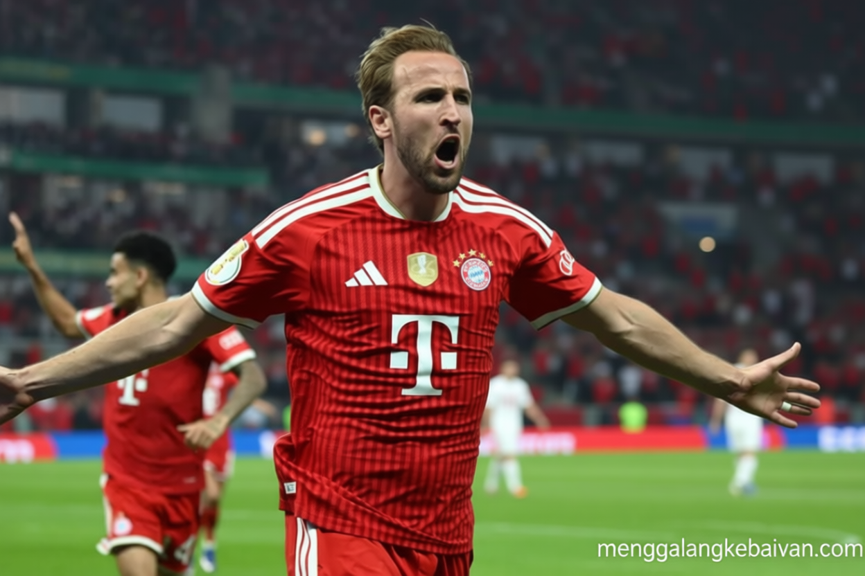Historic Moment: Harry Kane hattrick, Bayern Muenchen juara Piala Jerman 2025/2026