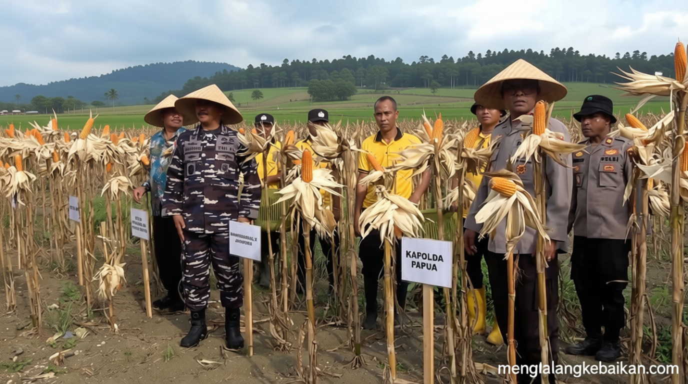 Special Plan: Polda papua catat produksi jagung meningkat 264 persen pada 2026