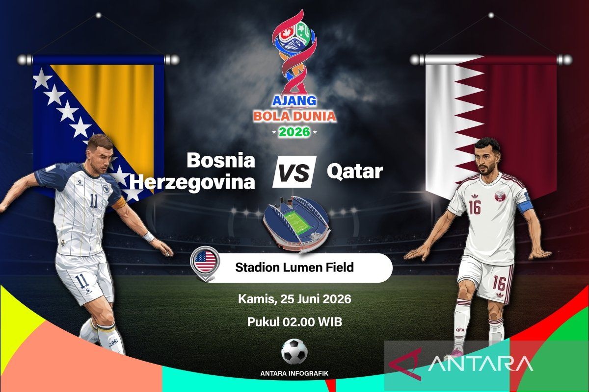 Bosnia-Herzegovina jaga asa melaju ke 32 besar Piala Dunia 2026