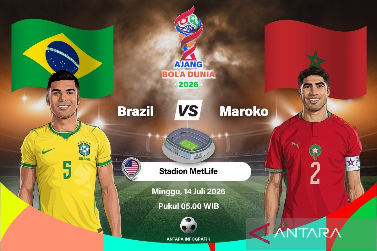 Susunan pemain Brasil vs Maroko: Neymar absen – Igor Thiago “starter”