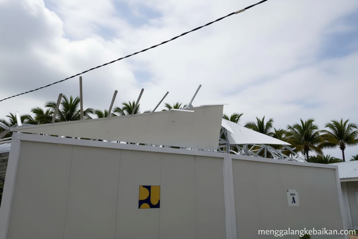 Key Strategy: Kemen PU data huntara rusak akibat diterjang angin di Aceh Utara