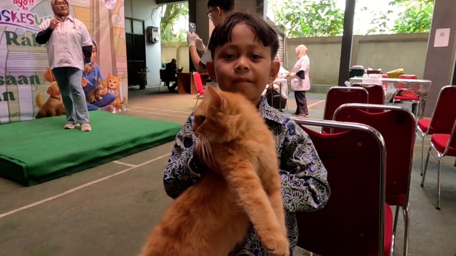Important Visit: Pemkot Bogor vaksinasi 137 hewan penular rabies gratis
