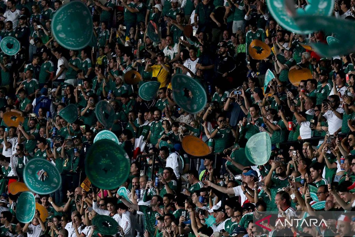 Antusias suporter pada laga pembuka Piala Dunia 2026
