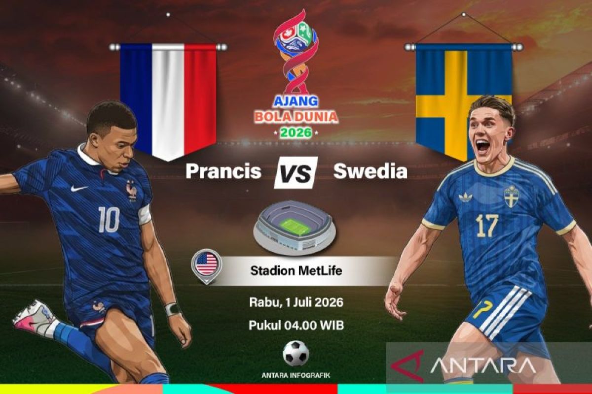 Susunan pemain Prancis vs Swedia: Les Blues diunggulkan
