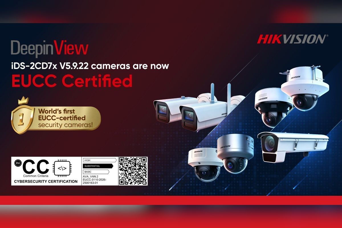 Hikvision Jadi Produsen Pertama yang Meraih Sertifikasi EUCC untuk Network Camera