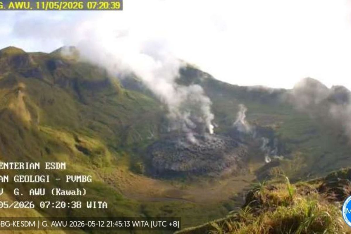 ESDM: Kegempaan Gunung Awu didominasi gempa vulkanik dangkal