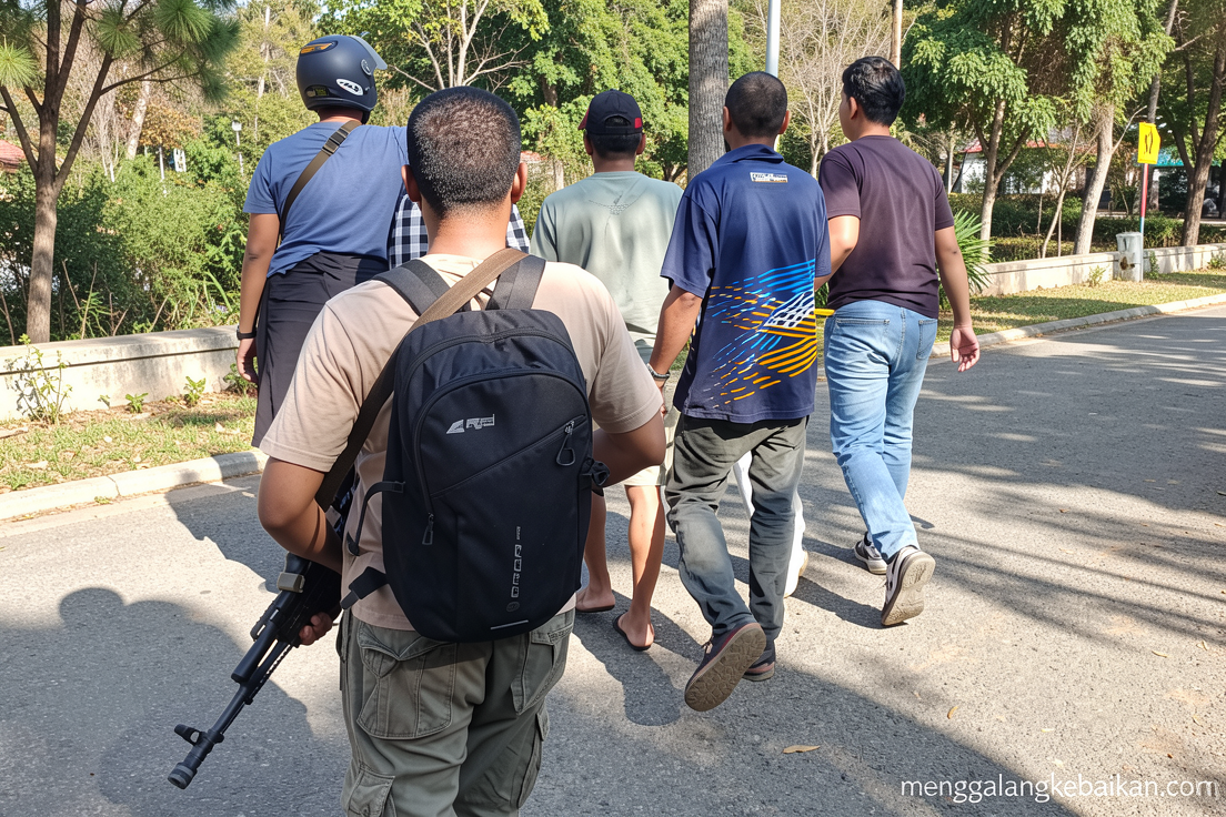 Satgas ODC tangkap lima orang pelaku peredaran senpi KKB Yalimo