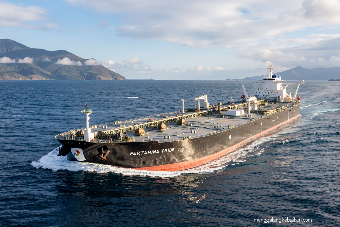 Kapal Pertamina Pride berhasil melintasi Selat Hormuz