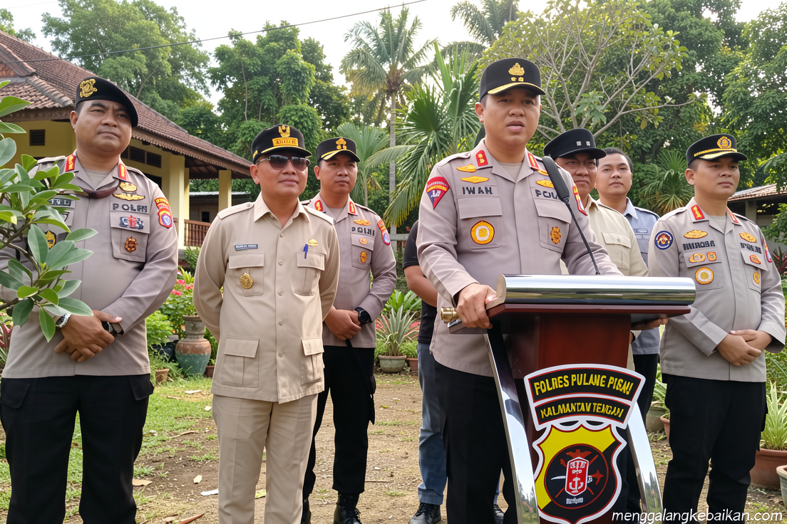 Kapolda Kalteng perintahkan selidiki karhutla di Pulang Pisau