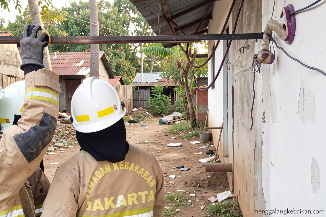Gulkarmat: Kebakaran rumah di Jakut diduga akibat korsleting listrik