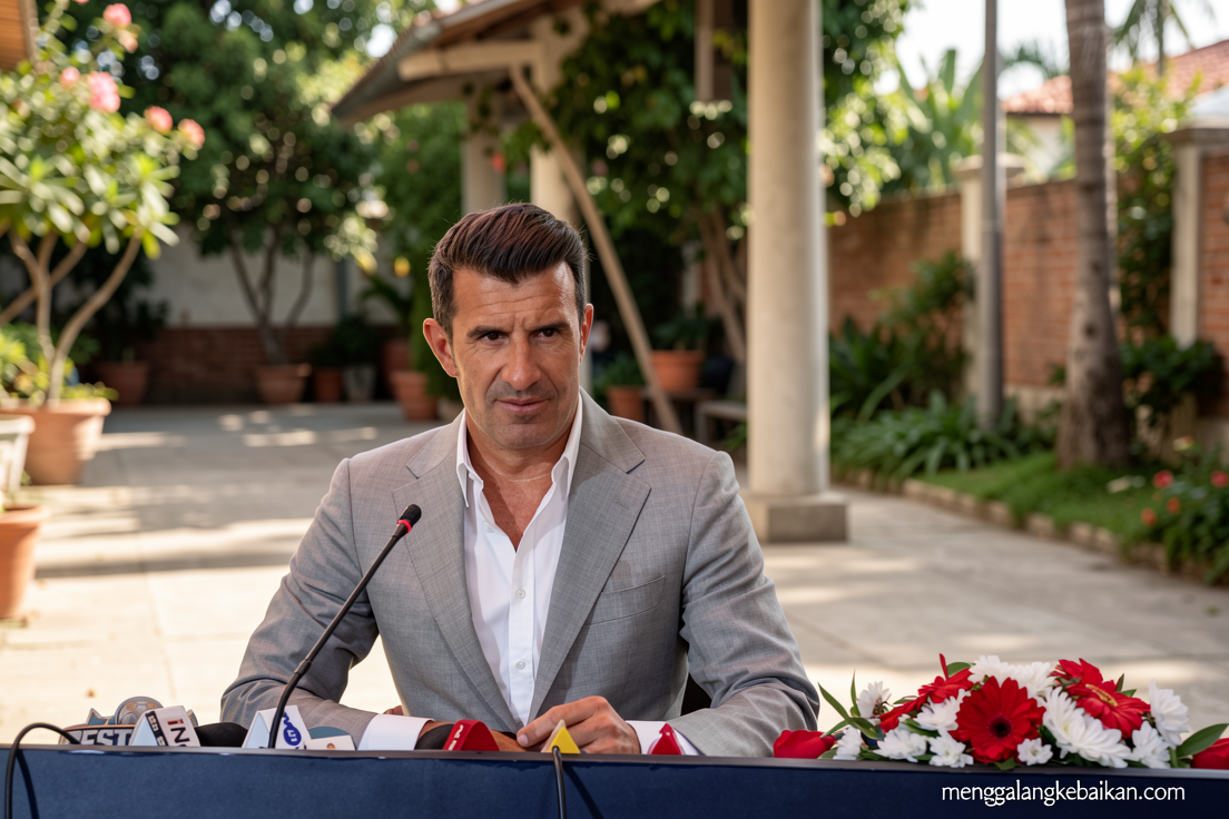Luis Figo antusias ikuti Pesta Bola HGI 2026