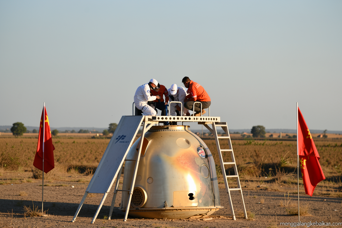 Tiga awak Shenzhou-23 China uji perangkat pengukuran baru