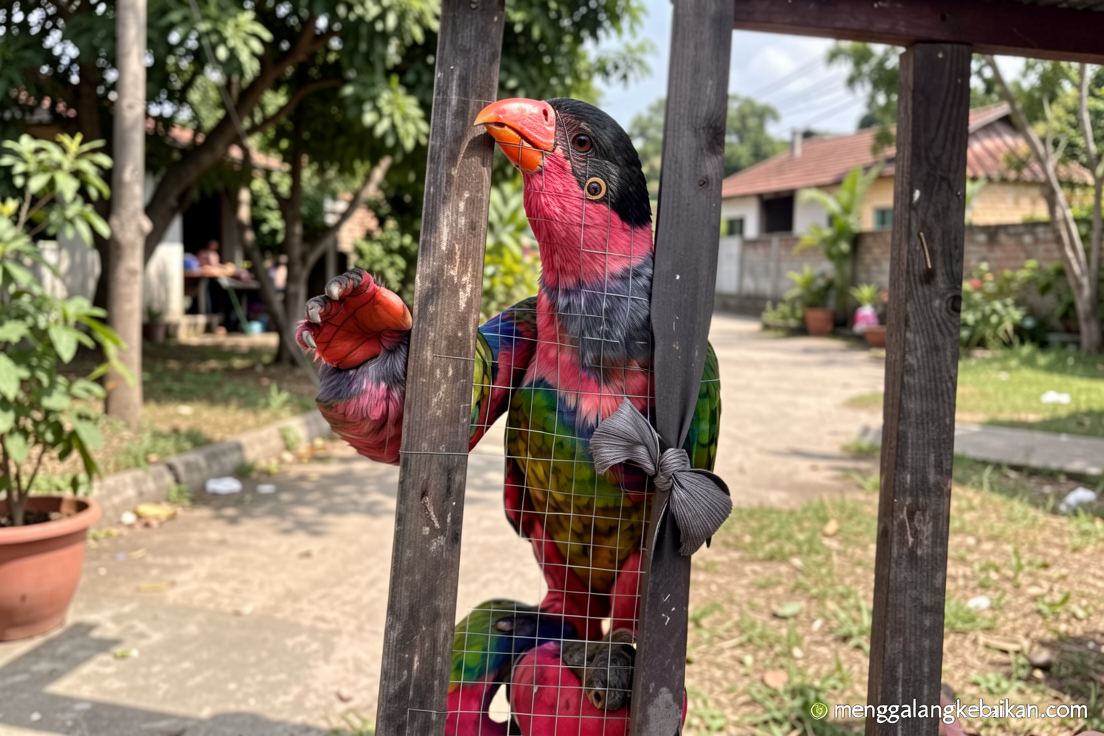 BKSDA Maluku amankan enam nuri kepala hitam di KM Leuser