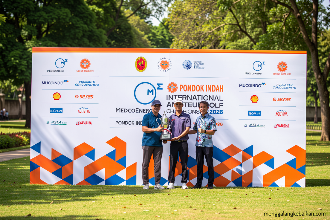Randy Bintang pertahankan gelar Kejuaraan Golf Internasional 2026