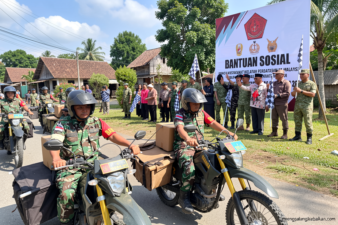 TNI salurkan bantuan sosial kepada masyarakat perbatasan di Kaltara