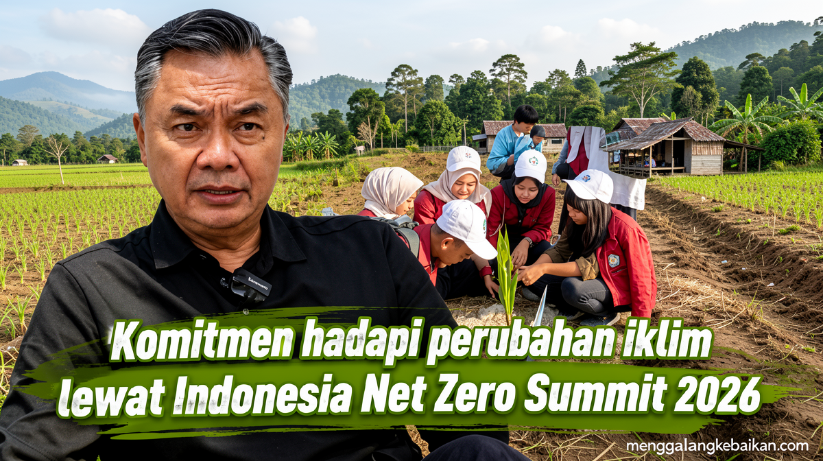 Komitmen hadapi perubahan iklim lewat Indonesia Net Zero Summit 2026