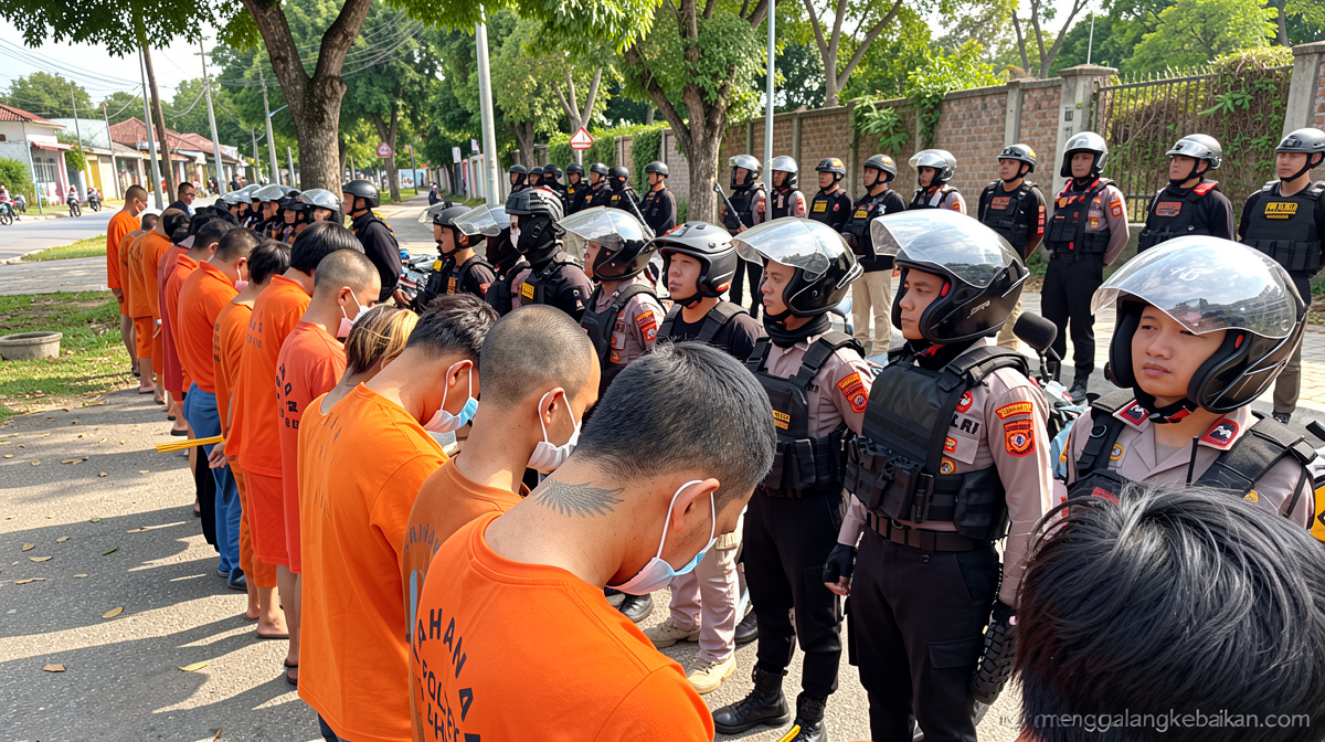Polisi tangkap 19 pelaku kejahatan jalanan, Polisi: Bandung aman