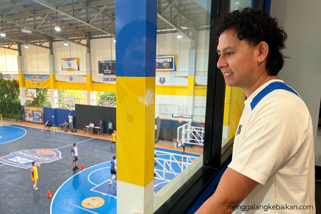 Perkembangan pemain bola basket usia dini terus meningkat di Indonesia