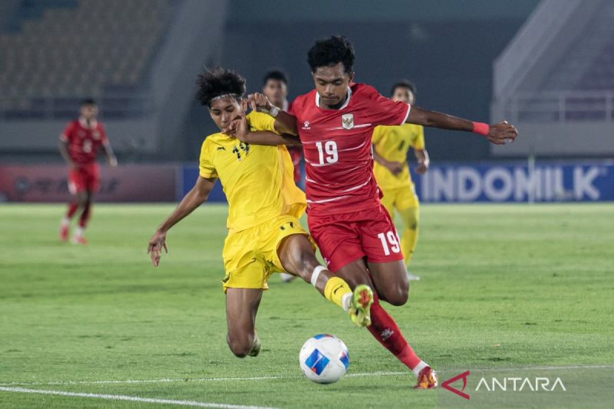 Indonesia U17 tutup uji coba lawan Malaysia U17 dengan kemenangan 3-0