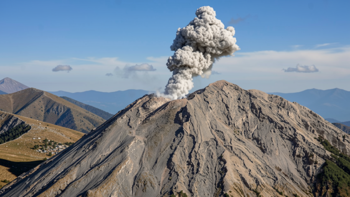 Tiga gunung api aktif di Indonesia meletus pada Selasa malam