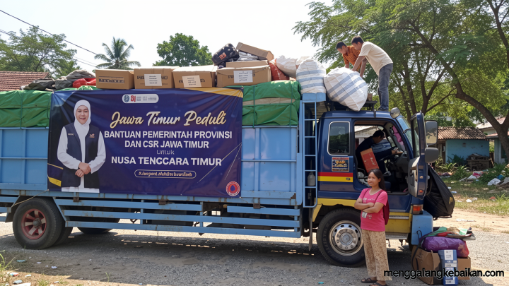 Tiga provinsi kirim bantuan kemanusiaan gempa NTT lewat Tanjung Perak