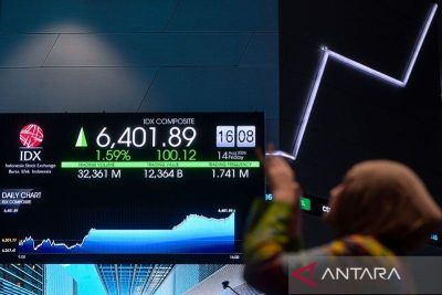 IHSG Jumat ditutup menguat jelang rilis data domestik pekan depan