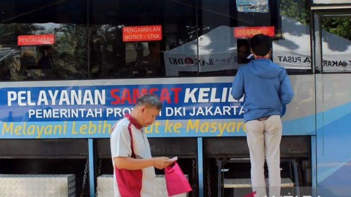 Gerai Samsat Keliling tersedia di 14 wilayah pada Senin